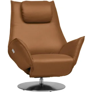 Koinor Relaxsessel , Cognac , Leder , Echtleder , Nappaleder , 92x79x90 cm , Goldenes M, Made in Germany, DIN EN ISO 9001, Dgm , Fußauswahl, Lederauswahl, Stoffauswahl, Netzbetrieb , Wohnzimmer, Sessel, Ledersessel