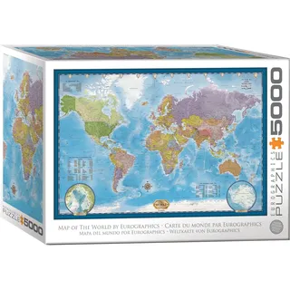 5000 Teile Puzzle World Map Weltkarte