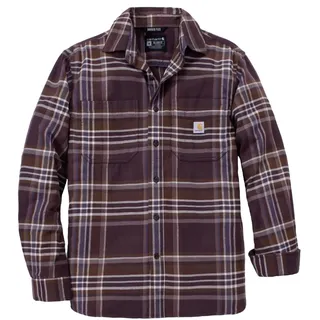 CARHARTT Langarmhemd kariert Dunkellila XL
