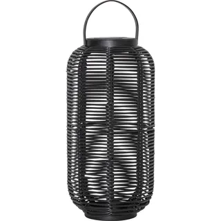 Star Trading 482-75 Laterne, LED Kerze Flamme Leaf aus Wachs - Schwarz