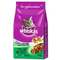 Whiskas Adult Katzenfutter Lamm, 6 Packungen (6 x 2 kg)