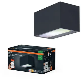 Osram Außenleuchte Aluminium 8,5 cm inkl. LED-Lampe grau