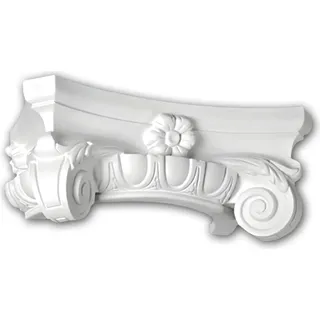 PROFHOME 115003 Halbsäulen Kapitell Säule Zierelement Stuckdekor