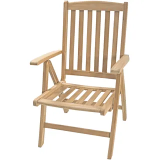 Garden Pleasure Gartenstuhl mit Armlehnen 61 x 61 x 103,5 cm natur 1 St.