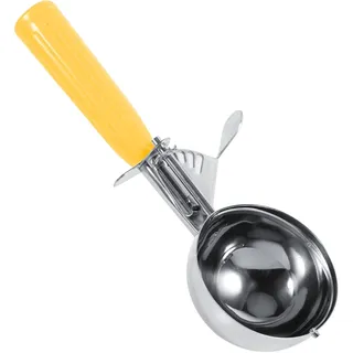 Eisportionierer,Eisportionierer Edelstahl,Eislöffel Portionierer,Edelstahl-Obstschaufel,Praktischer Edelstahl Frucht Eisschaufel Eis Löffel Mit nststoffgriff Eisgeln,Reis,Melonengeln,Keksteig(5,5 Cm)
