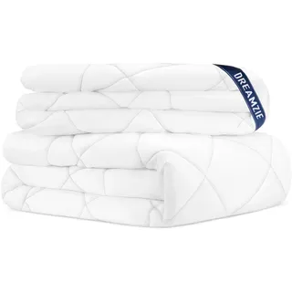 Dreamzie Bettdecke 135x200 4 Jahreszeiten 2 teilig - Sommerdecke 135x200 150gsm+Ganzjahresdecke 135 x 200 300gsm=Winterdecke 450gsm