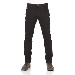LTB JEANS Herren Jeans Slim JOSHUA - Normal Waist Herren Slim Jeans mit Knopf & Reißverschluss - JOSHUA NEW BLACK Jeanshose in Schwarz 30W / 34L