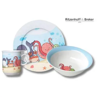 Ritzenhoff & Breker Ritzenhoff & Breker, Kindergeschirr + Kinderbesteck, Unterwasserwelt