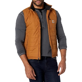 Carhartt Herren Rain Defender Relaxed Fit Lightweight Insulated Vest, Carhartt Braun, L EU