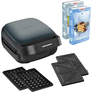 Tefal Snack Collection Waffeleisen Blau/Schwarz