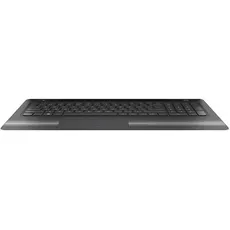 HP 856026-DH1 Notebook-Ersatzteil Gehäuse-Unterteil+Tastatur, Notebook Ersatzteile, Schwarz, Silber