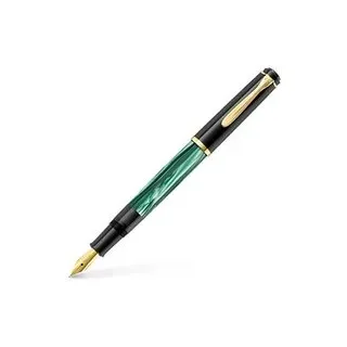 Pelikan Classic M200 Kolbenfüller grün-marmoriert/gold B (breit), 1 St.