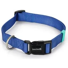 Beeztees BZ NYLON HALSBD UNI BLAU 48-70 (Hund, Allgemein), Halsband + Leine