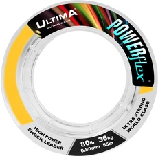 Ultima Unisex-Adult Powerflex Hohe Festigkeit Schlagschnur Bangle Spule, Feuerorange, 80
