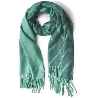 STREET ONE Damen A572691 Langer Jaquard-Schal, Sunlit Green, A