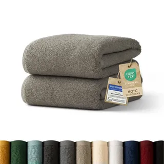 Blumtal Handtuch 50 x 100 cm grau