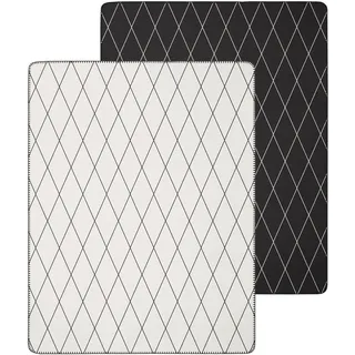 Andas Kuscheldecke 150 x 200 cm Beige/Weiß