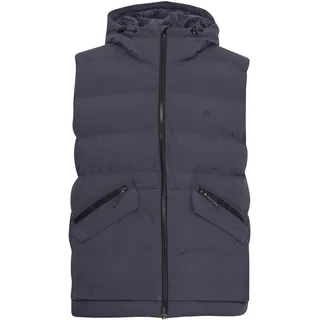 Steppweste NORTH BEND "Steppweste NBPetro", Herren, Gr. 3XL, grau (phantom), Obermaterial: 100% Polyester PES., Westen Steppweste