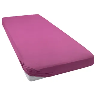 bellana Spannbettlaken Jersey-Elasthan 180 x 200 - 200 x 220 cm lila
