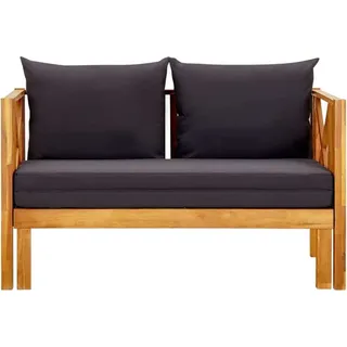 VidaXL 310308, Akazienholz, Stoff, Polyester, Erwachsene & Kinder, 1220 mm, 660 mm, 685 mm - Grau