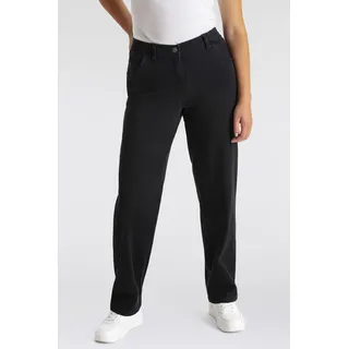 Stretch-Hose KJBRAND "Babsie", Damen, Gr. 48, N-Gr, schwarz, Denim/Jeans, Obermaterial: 71% Baumwolle, 25% Polyester, 4% Elasthan, bequem lang, Hosen Stretch-Hose