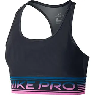 Nike Damen BHS Med Pad Np Mesh, Black/Cerulean/White, XS, CJ0711