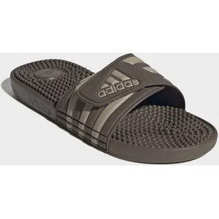 Badesandale ADIDAS SPORTSWEAR "ADISSAGE BADESCHLAPPEN", Damen, Gr. 43, earth strata, trace khaki, earth strata, Synthetik, Schuhe Badesandale, Badelatschen