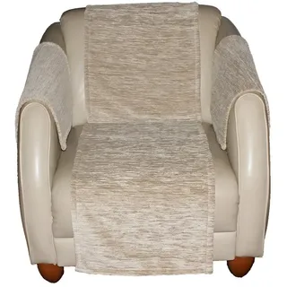 Wirth Sofahusse Miriam Beige 60 x 40 cm 2er Set