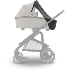 Maxi-Cosi Sonnenverdeck, kompatibel mit Maxi-Cosi Babywannen, Kinderwagen und Babyschalen, Sonnenschutzfaktor USF 50+, mit Sichtfenster, Baby-Sonnenschutz, Schwarz
