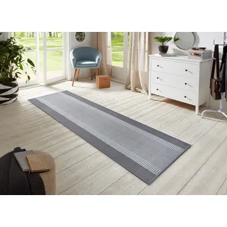 HANSE HOME Teppich Band 80x500cm – Teppichläufer Weicher Kurzflor Teppich Modernes Design Läufer für Flur, Schlafzimmer, Kinderzimmer, Badezimmer, Wohnzimmer, Küche Dekoläufer – Light Grey