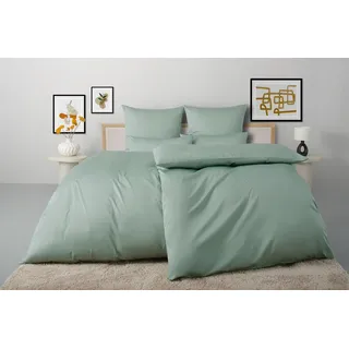 OTTO home Luisa Satin Mint 135 x 200 cm + 40 x 80 cm