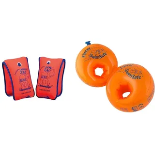Bema 18004 - Neopren Schwimmflügel Schwimmlernhilfe & Flipper Swimsafe 1010 - Schwimmflügel für Babys ab 12 Monaten, sichere Schwimmhilfe mit unzerbrechlichem PE-Schaumkern zum Schwimmen Lernen