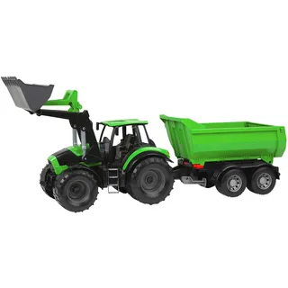 Lena "WORXX Traktor Deutz-Fahr Agrotron 7250 TTV mit Anhänger", Made in Europe