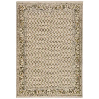 THEKO Mir Wollteppich 100 x 140 cm Beige