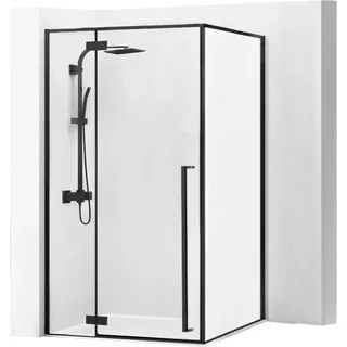 Rea Duschkabine Fargo 90X120 Black - Schwarz