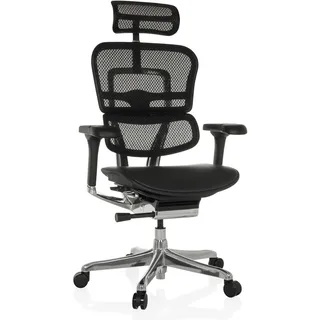 HJH Office Ergohuman Leder Schwarz