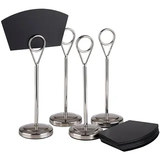 APS Tafelhalter Ø Schilder / Beschriftungscl Kartenhalter, 4er Set 71513