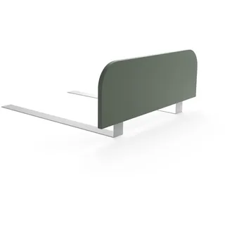 regalik Bettgitter Rausfallschutz Kinderbett 60x20 cm – Grün Stabile Absturzsicherung ohne Bohren – Einfache Montage unter der Matratze - Grün