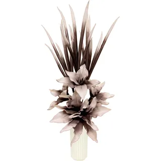 I.GE.A. »Soft-Blumenarrangement« Keramikvase, braun