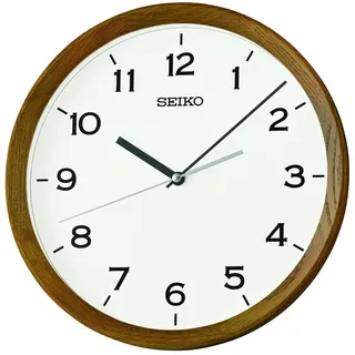 Seiko QXA853B 30 cm analog braun/weiß
