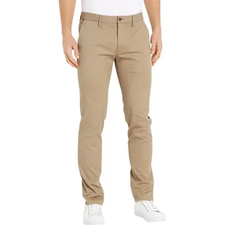 Tommy Hilfiger Core Bleecker 1985 Slim Fit Stretch Chinohose Batique Khaki 34 32