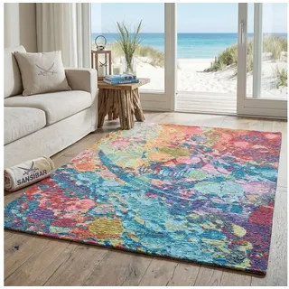 Sansibar Keitum 006 Webteppich 130 x 190 cm Mehrfarbig