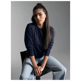 TRIGEMA Langarmshirt Blau XL