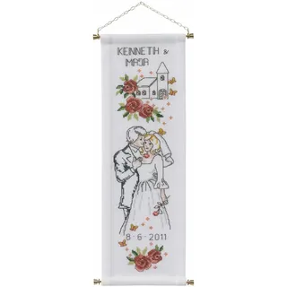 Permin Kreuzstich Stickpackung Hochzeit Zählmuster