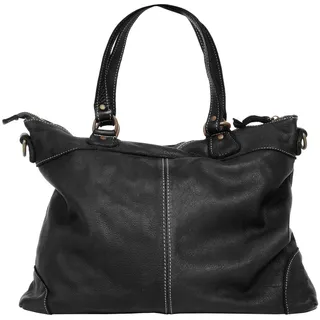 Cluty Shopper Leder Black