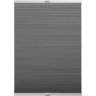 Schöner Wohnen Wabenplissee Thermo Sina 80 x 220 cm grau