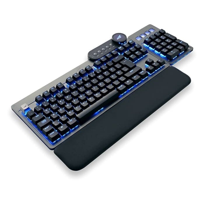 Bild von Everest Max Gunmetal Gray, LEDs RGB, MX BLUE, USB, DE (MG-EVK1G-CB1-DE)