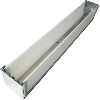 Geberit iCon Waschtisch 1200 × 485 mm, weiß, mit zwei Hahnlöchern, 124020600, Farbe: Weiß, mit KeraTect