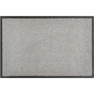 Andiamo Fußmatte Verdi - rutschfeste Schmutzfangmatte innen für den Eingangsbereich - ideal als Türmatte oder Fußabtreter für die Haustür 90 x 150 cm in Silber