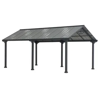 XXXLutz Sunjoy Carport Eiger Stahl 610 cm x 367 cm Grau